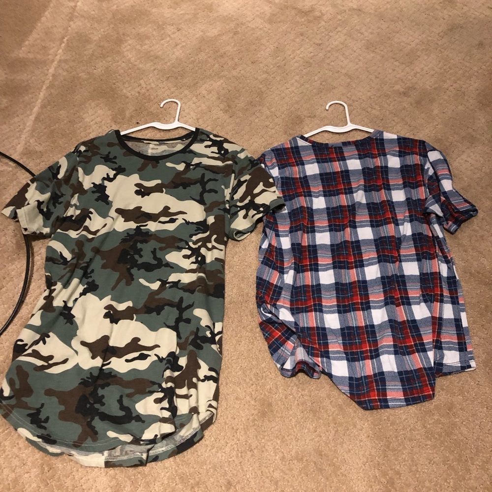 Pacsun longline tee bundle of 2